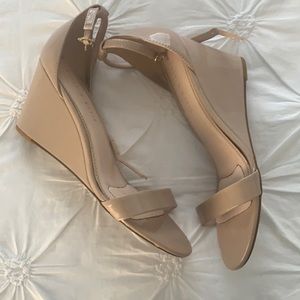 Kelly and Kate Nude Wedges